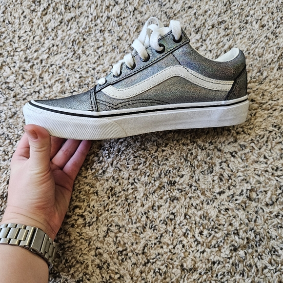 VANS galaxy glitter sparkling black sneakers - Picture 3 of 5